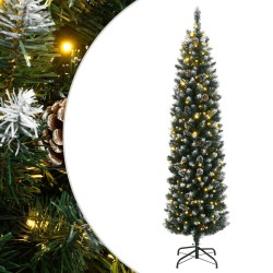Sapin de Noël artificiel mince 150 LED 120 cm 515662515662