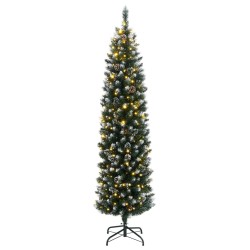 Sapin de Noël artificiel mince 150 LED 150 cm 515663515663