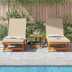 Transat 2-personne 3 pcs Marron Bois d'Acacia Massif 515674515674