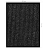 Paillasson rayé Anthracite 40x60 cm 515675515675