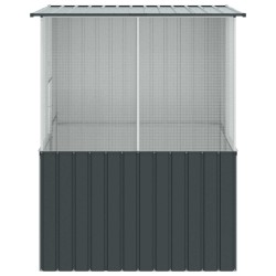 Cage pour oiseaux Anthracite 165 x 165 x 200 cm Acier galvanisé 515683515683