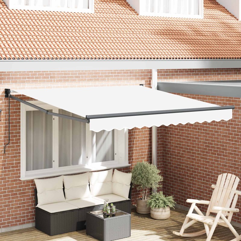 Auvent Blanc 300 x 250 x 165 cm Polyester 515684515684