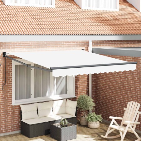 Auvent Blanc 300 x 250 x 165 cm Polyester 515684515684