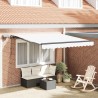Auvent Rétractable Blanc 300 x 250 cm tissu 515699515699