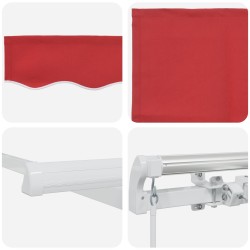 Auvent Rouge 300 x 250 x 165 cm Polyester 515704515704
