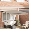 Auvent Rétractable Beige 300 x 250 cm Tissu et Aluminium 515706515706