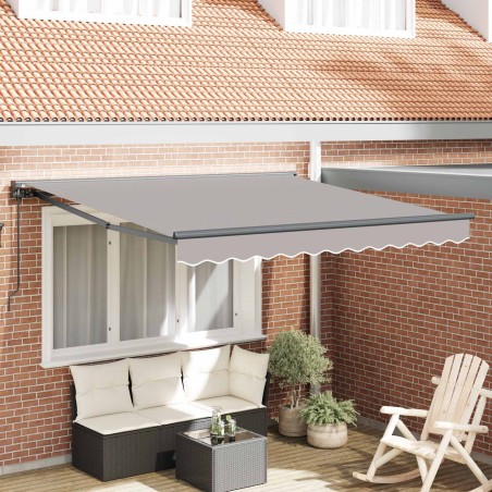 Cadre d'auvent Gris clair 300 x 250 cm 515707515707