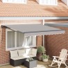Cadre d'auvent Gris clair 300 x 250 cm 515707515707