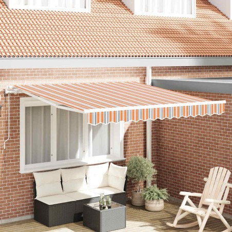 Auvent rétractable électrique Multicolore 350 x 250 cm 515716515716