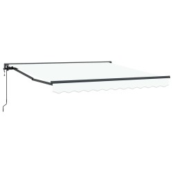 Cadre d'auvent Blanc 300 x 250 cm Polyester avec revêtement PU 515724515724