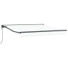 Cadre d'auvent Blanc 300 x 250 cm Polyester avec revêtement PU 515724515724