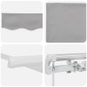 Auvent Gris clair 300 x 250 x 165 cm Polyester 515727515727