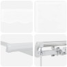 Auvent Blanc 300 x 250 x 165 cm Polyester 515734515734