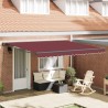 Cadre d'auvent Bordeaux 400 × 300 cm 515747515747