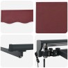Cadre d'auvent Bordeaux 400 × 300 cm 515747515747