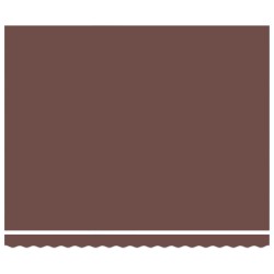 Cadre d'auvent Marron 400 × 300 cm Polyester avec revêtement PU 515758515758