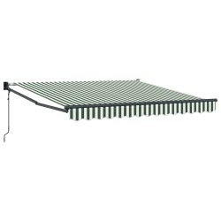 Auvent Vert et blanc 300 x 250 x 165 cm Polyester 515766515766