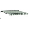 Cadre d'auvent Vert et blanc 300 x 250 cm 515769515769