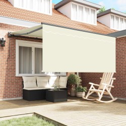 Auvent Rétractable Crème 350 x 250 cm Polyester et Aluminium 515774515774