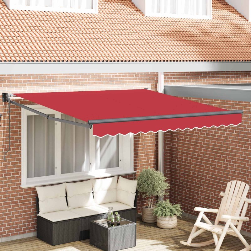 Auvent Rouge 300 x 250 x 165 cm Polyester 515779515779