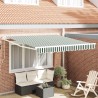 Auvent Vert et blanc 300 x 250 x 165 cm Polyester 515780515780