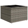 Salon de jardin 6 pcs avec coussins gris résine tressée 515791515791