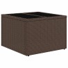 Salon de jardin avec coussins 6 pcs marron résine tressée 515793515793