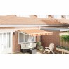 Auvent Jaune et Orange 350 x 250 x 165 cm Polyester 515804515804