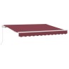 Auvent Rétractable Bordeaux 300 x 200 cm tissu 515805515805