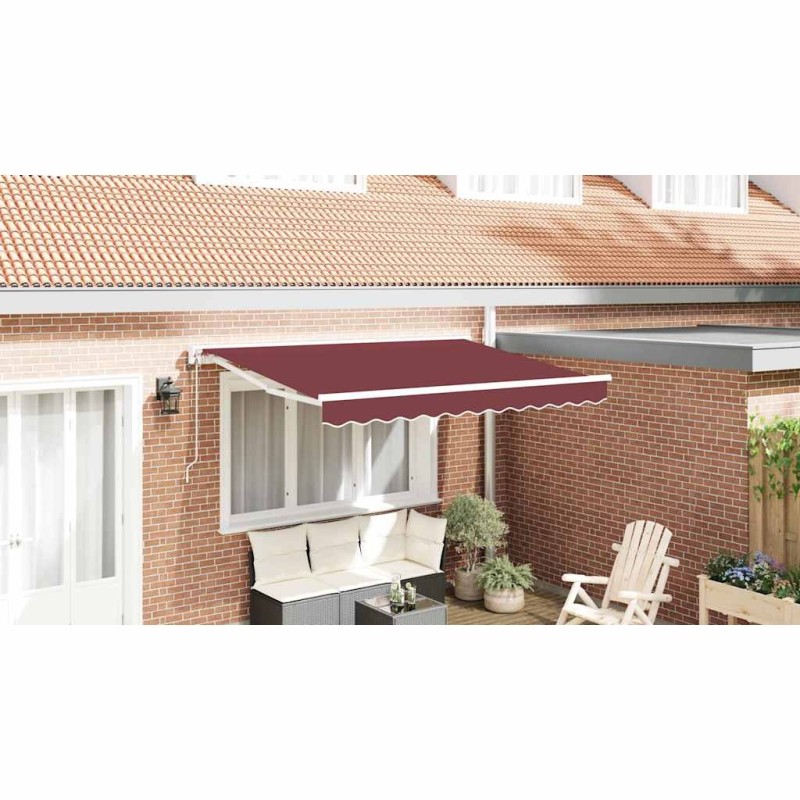 Cadre d'auvent Bordeaux 300 x 200 cm 515806515806