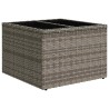 Salon de jardin 6 pcs avec coussins gris résine tressée 515807515807