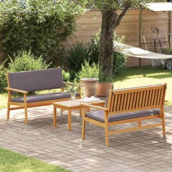 Ensemble de canapé de jardin 3 pcs Marron 120 x 65,5 x 79 cm 515817515817