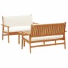 Ensemble de canapé de jardin 3 pcs Marron 120 x 65,5 x 79 cm 515824515824