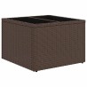 Salon de jardin avec coussins 6 pcs marron résine tressée 515834515834