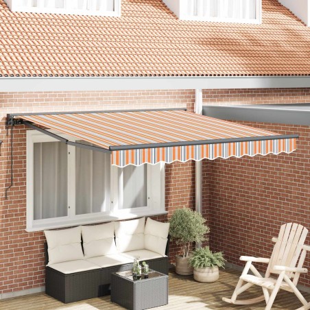 Cadre d'auvent Bleu et Orange 350 x 250 cm 515842515842