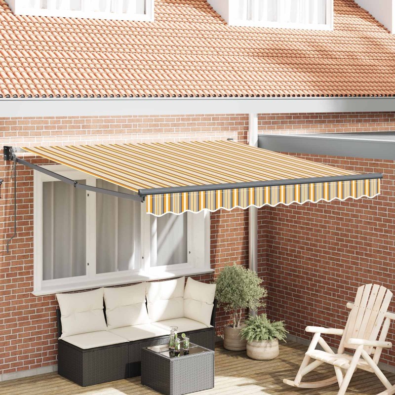 Auvent Rétractable Multicolore 350 x 250 cm 515844515844