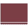 Cadre d'auvent Bordeaux 350 x 250 cm 515852515852