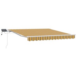 Auvent Rétractable avec 350 x 250 cm tissu 515858515858