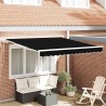 Auvent rétractable électrique Noir 350 x 250 cm 515861515861