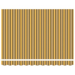 Cadre d'auvent Jaune et Gris 350 x 250 cm 515865515865