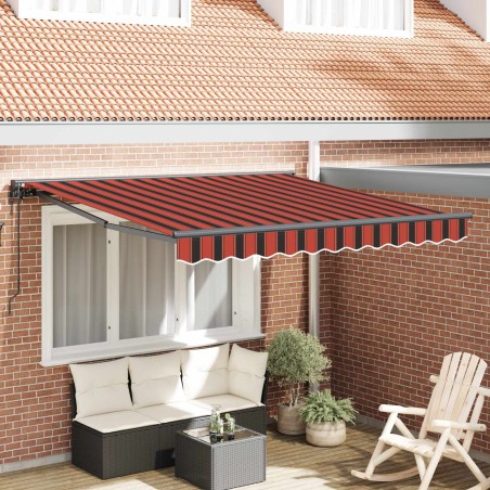 Cadre d'auvent Orange et Noir 350 x 250 cm 515868515868