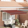 Cadre d'auvent Orange et Noir 350 x 250 cm 515869515869
