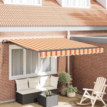 Auvent Rétractable Jaune et Orange 350 x 250 cm 515878515878