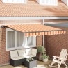 Auvent Rétractable Jaune et Orange 350 x 250 cm 515878515878