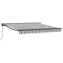 Cadre d'auvent Anthracite et blanc 350 x 250 cm 515885515885