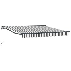 Cadre d'auvent Anthracite et blanc 350 x 250 cm 515888515888