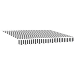 Cadre d'auvent Anthracite et blanc 350 x 250 cm 515888515888