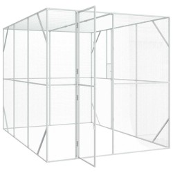 Cage pour oiseaux Anthracite 210 x 304 x 213 cm Acier galvanisé 515895515895