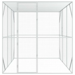 Cage pour oiseaux Anthracite 210 x 304 x 213 cm Acier galvanisé 515895515895
