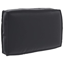 Set de coussins de palette 2 pcs Noir Tissu Oxford 515898515898